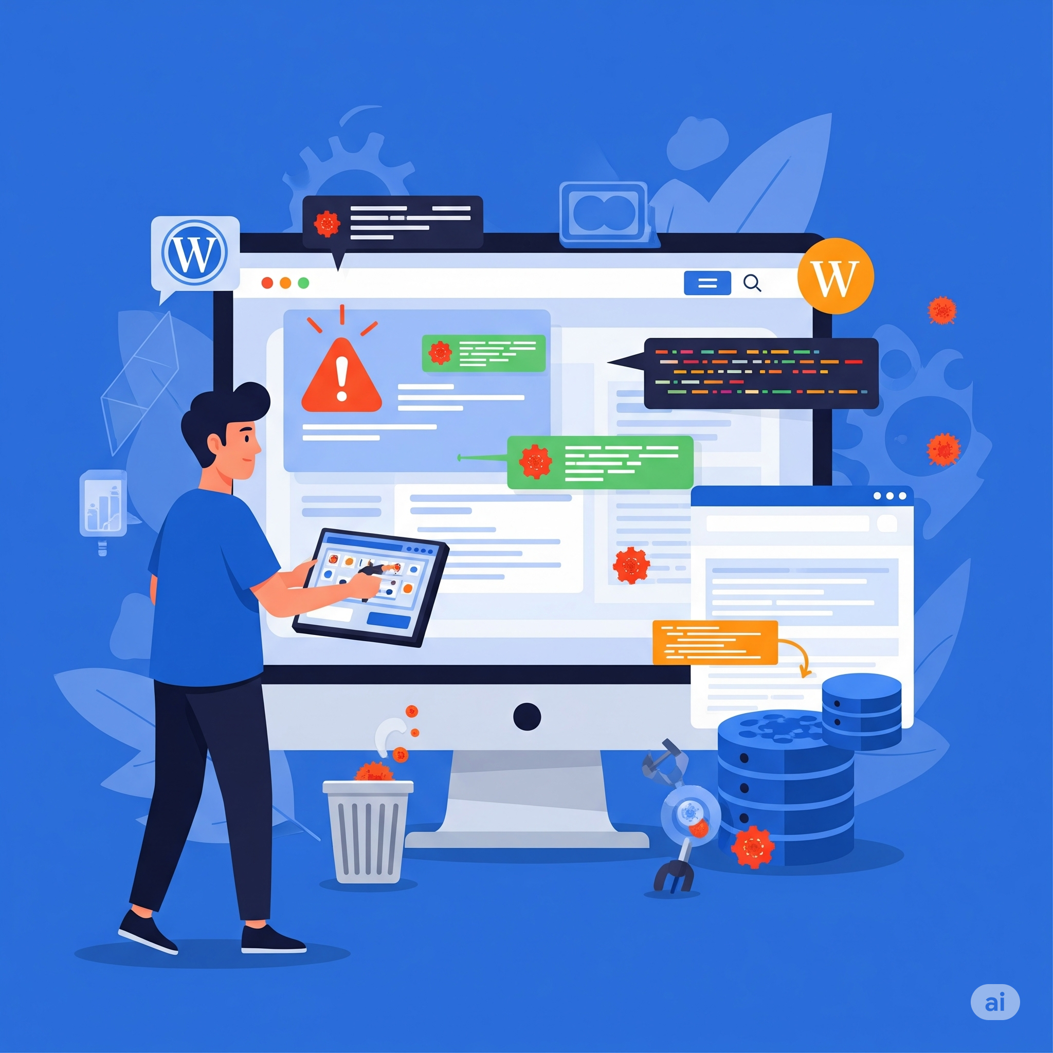 รับแก้มัลแวร์เว็บไซต์ WordPress